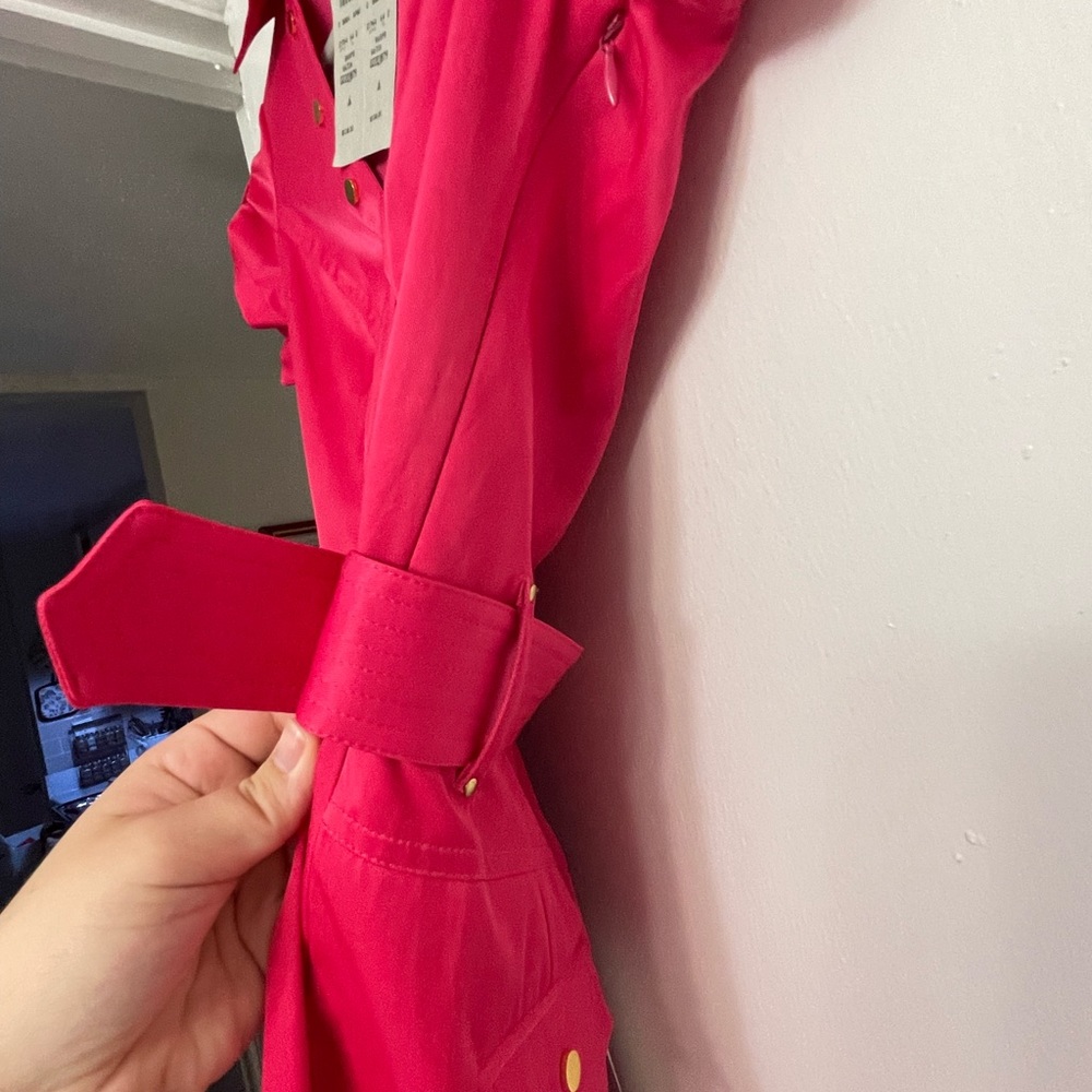 NWT Raspberry satin dress 💕✨ - Picture 7 of 8